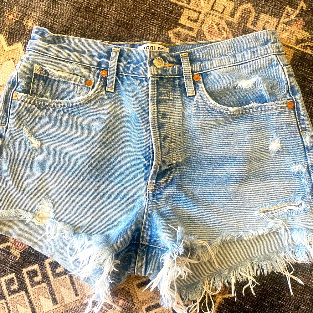 Agolde Parker denim shorts - size 26